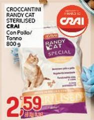 Crai - Croccantini Randy Cat Sterilised