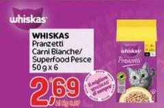 Whiskas - Pranzetti Carni Blanche