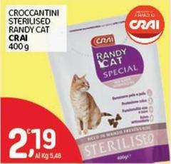Crai - Croccantini Sterilised Randy Cat