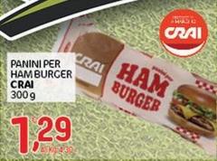 Crai - Panini Per Ham Burger