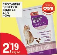 Crai - Croccantini Sterilised Randy Cat