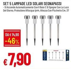 Luce - Set 5 Lampade Led Solari