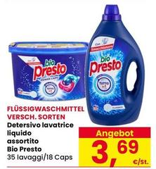 Bio Presto - Detersivo Lavatrice Liquido