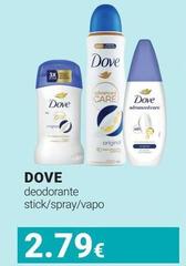 Dove - Deodorante Stick/spray/vapo