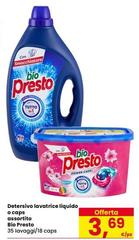 Bio Presto - Detersivo Lavatrice Liquido O Caps Assortito