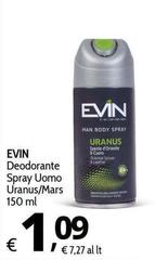 Evin - Deodorante Spray Uomo Uranus