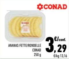 Conad - Ananas Fette/rondelle