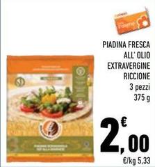 Piadina Fresca All'olio Extravergine
