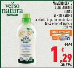 Conad - Ammorbidente Concentrato Verso Natura