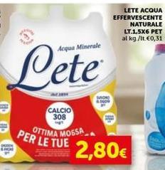 Lete - Acqua Effervescente Naturale
