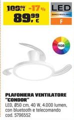 Plafoniera Ventilatore 