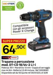 Dexter - Trapano A Percussione Mod. DT-CD 18/44-2 Li-i