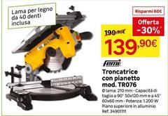 Femi - Troncatrice Con Pianetto Mod. TR076