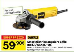 Dewalt - Smerigliatrice Angolare A Filo Mod. DWE4117-QS