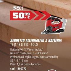 Einhell - Seghetto Alternativo A Batteria