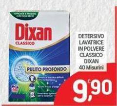 Dixan - Detersivo Lavatrice In Polvere Classico