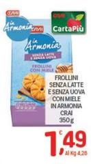 Miele - Frollini Senza Latte Esenza Uova Con  In Armonia