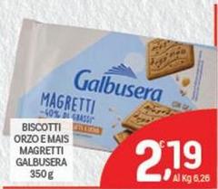 Galbusera - Biscotti Orzo E Mais Magretti