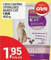 Crai - Croccantini Sterilised Randy Cat