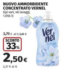 Vernel - Nuovo Ammorbidente Concentrato