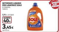 Sole - Detersivo Liquido Per Lavatrice