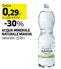 Maniva - Acqua Minerale Naturale