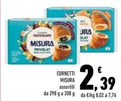 Misura - Cornetti