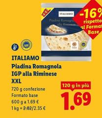 Italiamo - Piadina Romagnola IGP Alla Riminese Xxl