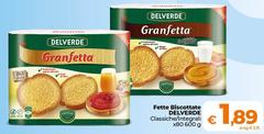 Delverde - Fette Biscottate Classiche/Integrali