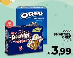 Oreo - Cono Smarties/