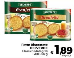 Delverde - Fette Biscottate Classiche