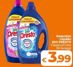 Bio Presto - Detersivo Liquido