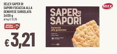Selex - Saper Di Sapori Focaccia Alla Genovese Surgelata