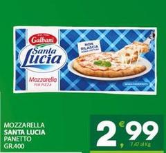 Galbani - Mozzarella Santa Lucia Panetto