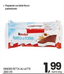 Kinder - Fetta Al Latte