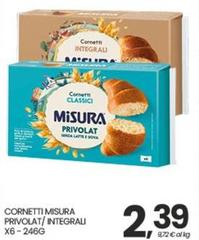 Misura - Cornetti Privolat/ Integrali