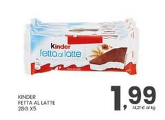 Kinder - Fetta Al Latte