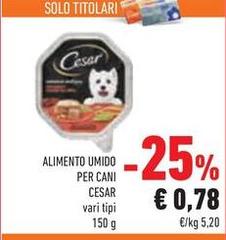 Cesar - Alimento Umido Per Cani