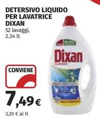 Dixan - Detersivo Liquido Per Lavatrice