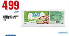 Land - Mozzarella Per Pizze E Panini