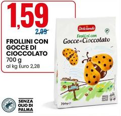 Dolciando - Frollini Con Gocce Di Cioccolato