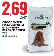 Radames - Croccantini Premium Pollo E Tacchino Per Cane Senior