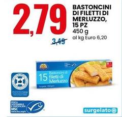 Bastoncini Di Filetti Di Merluzzo
