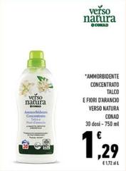 Conad - Ammorbidente Concentrato Talco E Fiori D'arancio Verso Natura