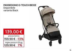 Passeggino G-Touch Beige