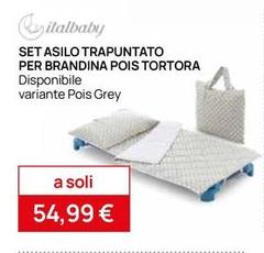 Tortora - Set ASILOP TRAPUNTATO PER BRANDINAL POIS TORTORTOR A