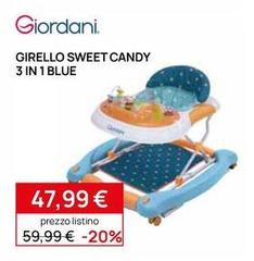 Giordani - Girello Sweet Candy 3 In 1 Blue