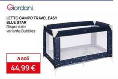 Giordani - Letto Campo Travel Easy Blue Star