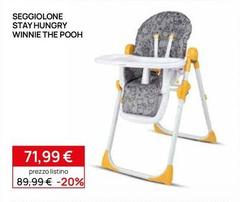 Seggiolone Stay Hungry Winnie The Pooh