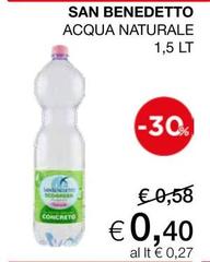 San Benedetto - Acqua Naturale